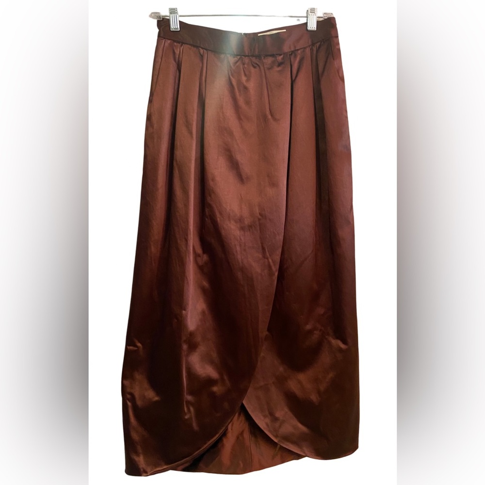 Ulla Johnson - Maxine Skirt in Mahogany 
Size 4 
NEVER WORN